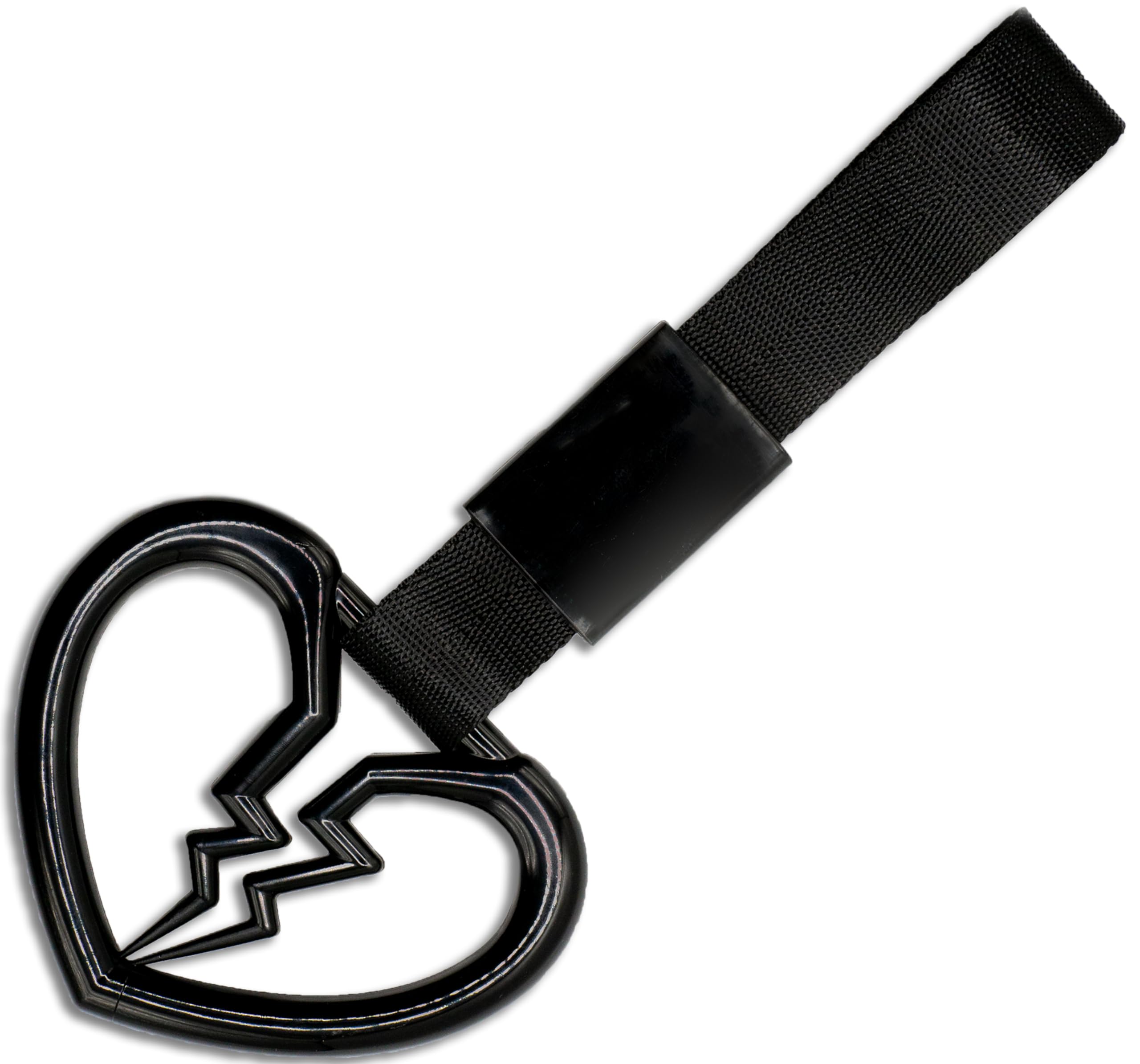 MistWorks Tsurikawa Broken Heart Shaped JDM Hang Ring, Car Handle